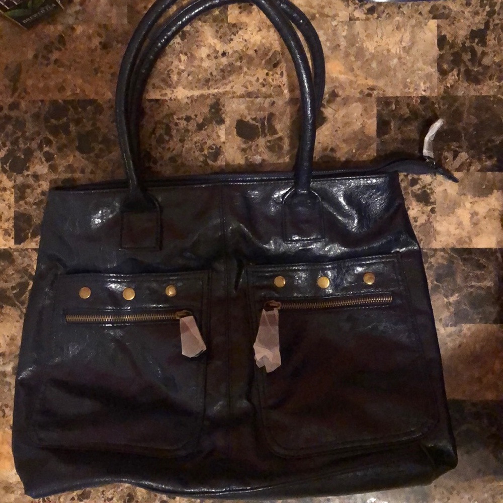 Navy Blue Handbag